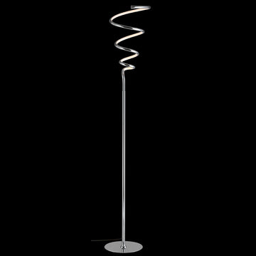 Scribble 60.5" Modern Dimmable Metal Integrated LED Floor Lamp - JONATHAN Y